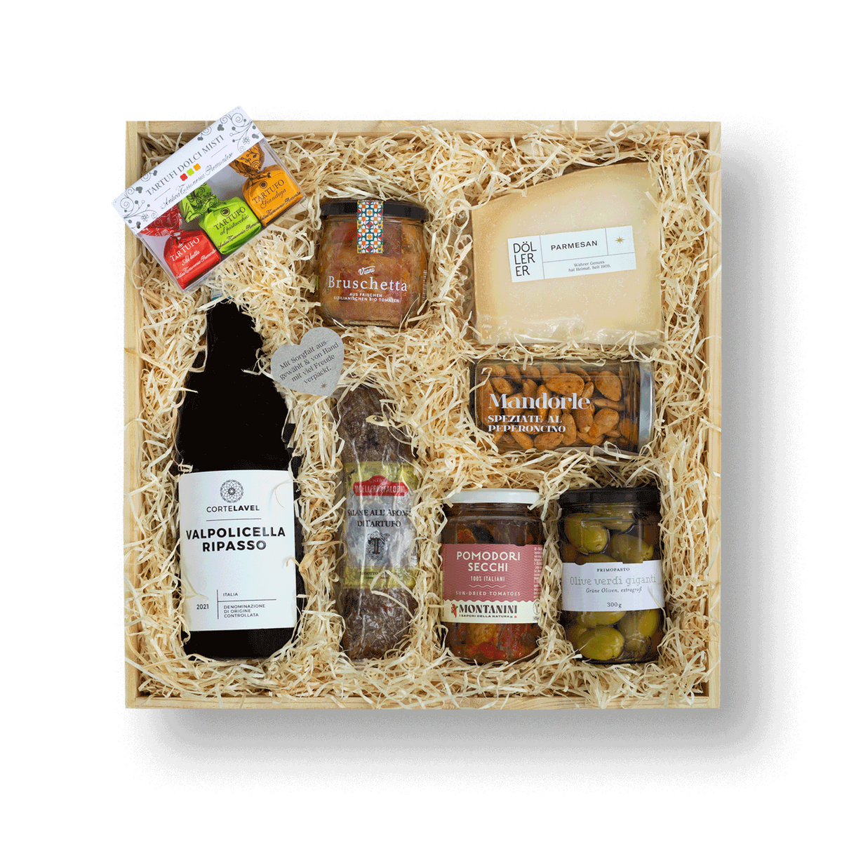 BUON APPETITO in Holz 360 x 360  mm