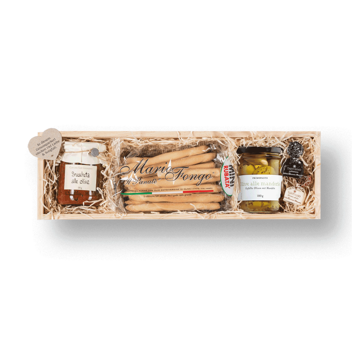GRAZIE im Karton 370 x 105 mm