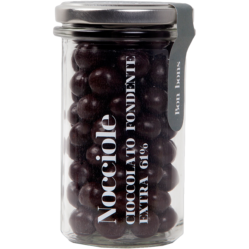 Haselnüsse in dunkler Schokolade, 140 g