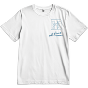 T-Shirt in weiß "3 gewinnt", Größe S