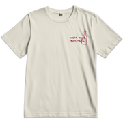 T-Shirt in natural "mehr Mut zur Reife", Größe S