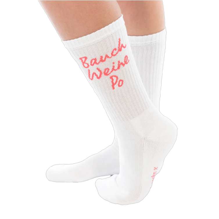 Socken "Bauch Weine Po", Gr. 35/38