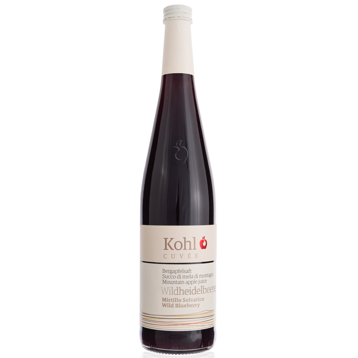 Bergapfelsaft mit Wildheidelbeere