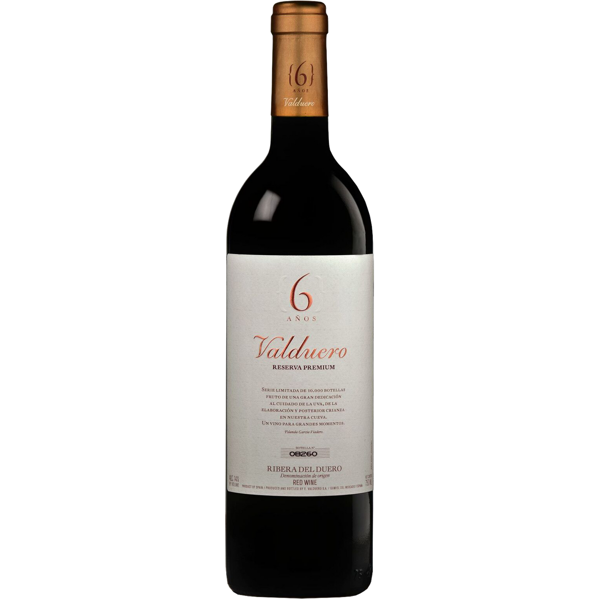 Valduero Reserva Premium 6 Anos 2014