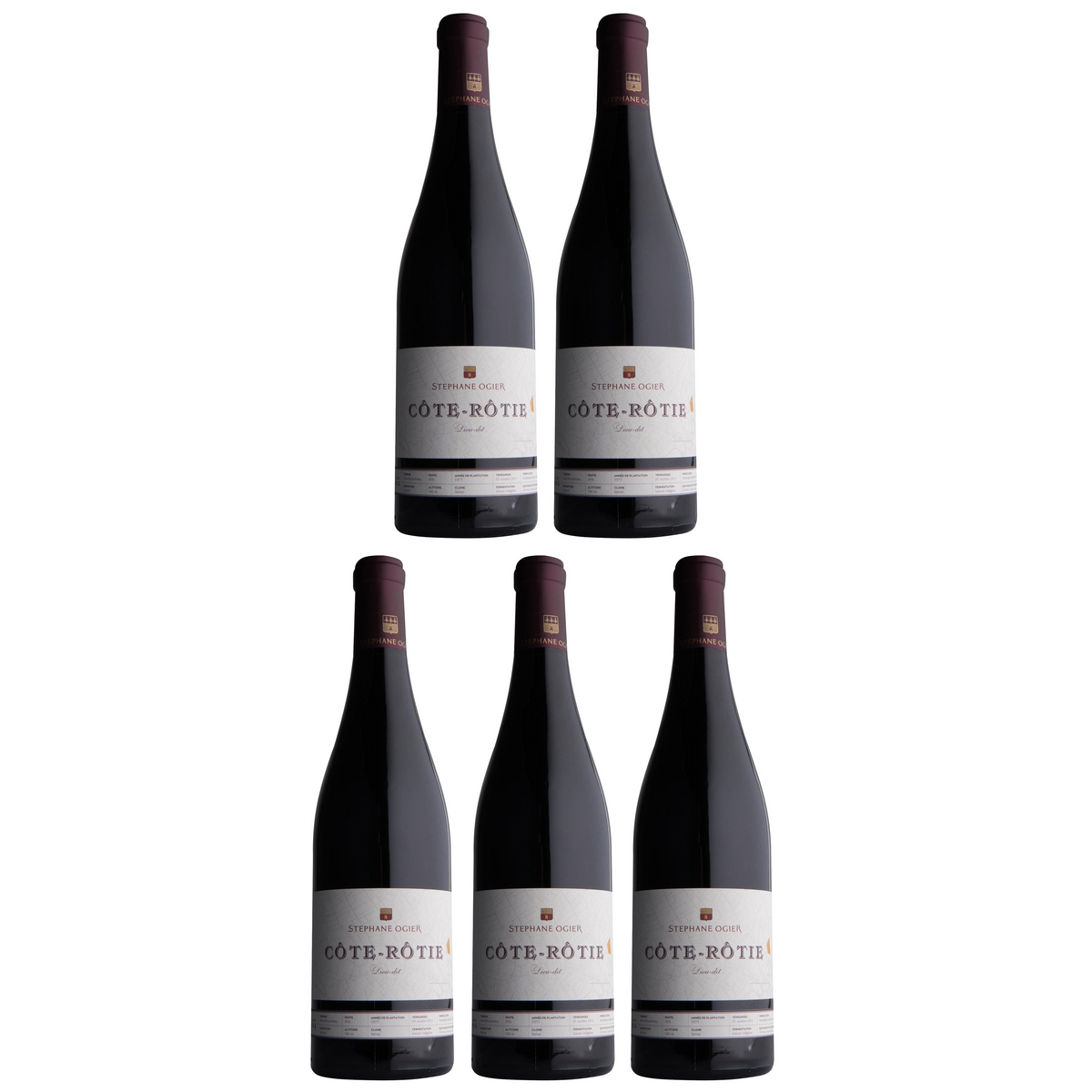 Côte-Rôtie Sélection de Lieux-Dits 5 x 0,75 l 2017